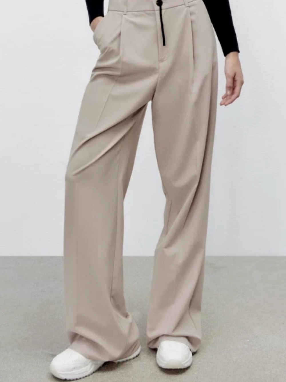 Zara - High Waist Wide Leg Trousers